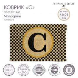 ПРИДВЕРНЫЙ КОВРИК «C» Monogram 349-14213